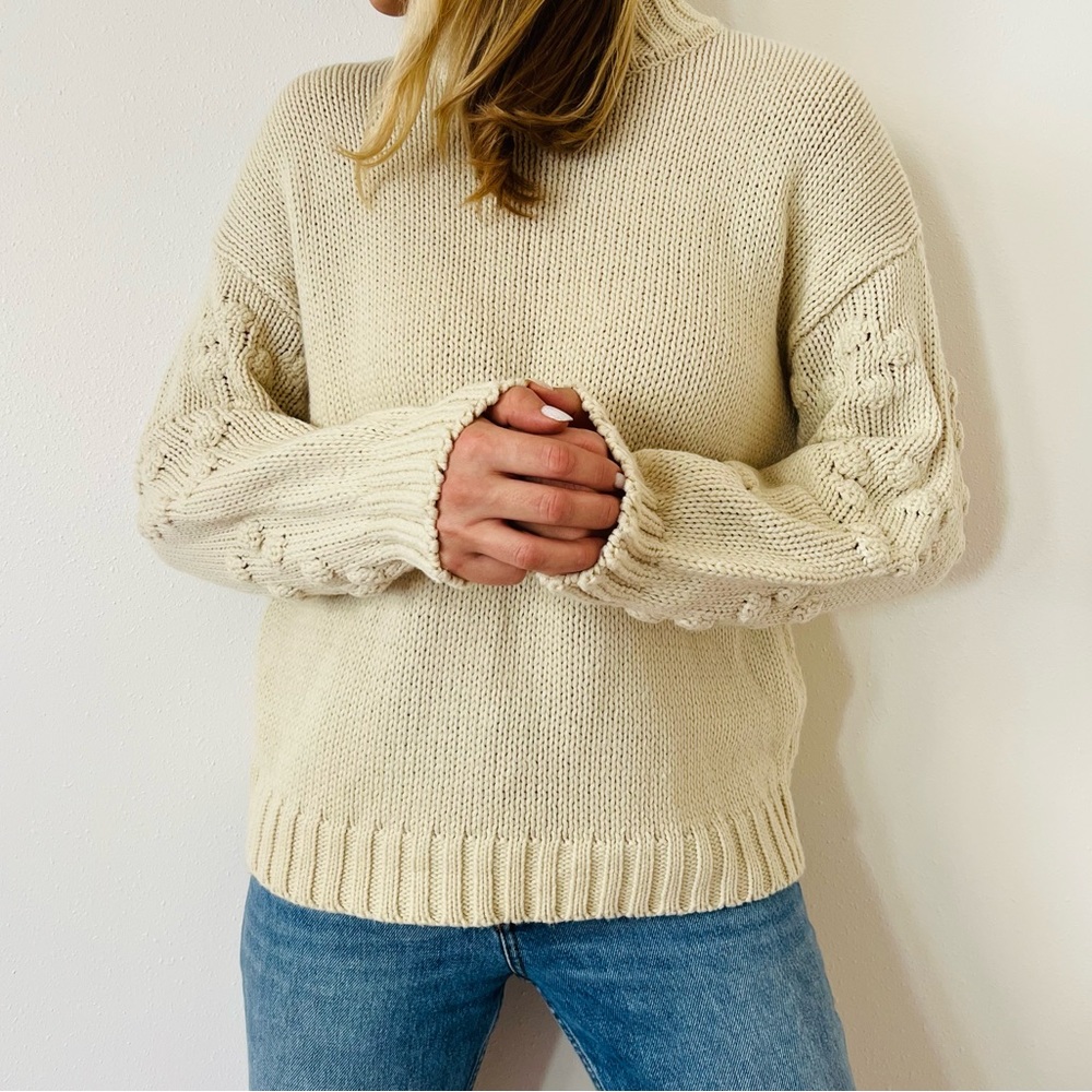 Soul Free sweater long sleeve knitted crew neck cozy - Picture 2 of 8